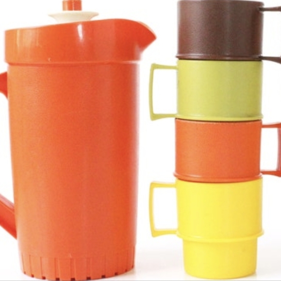 Vintage Tupperware Toy Mugs and  3 piece jug - Picture 5 of 5